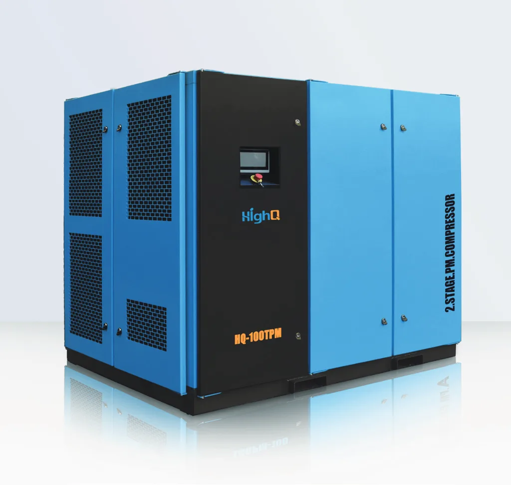HighQ HQ-30TPM a HQ-425TPM, Compresor de tornillo de dos etapas