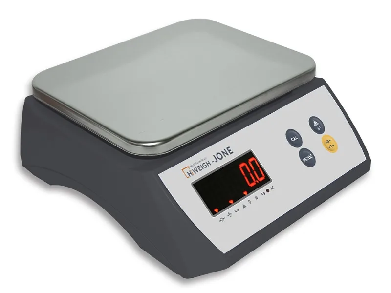 HiWEIGH JONE, Balanza compacta de trastienda con dos platos