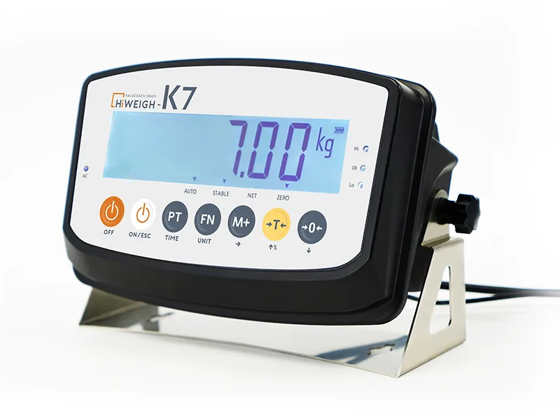 HiWEIGH K7 / K7A / K7S / K7P, Indicador industrial de doble puerto serie