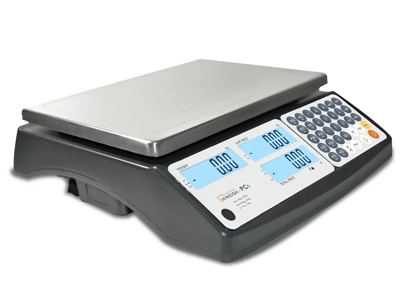 HiWEIGH PC5, Balanza cuentaprecios con visor de tres ventanas