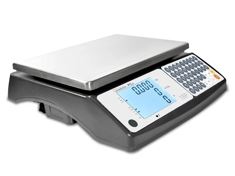HiWEIGH PC6, Balanza cuentaprecios de plato grande