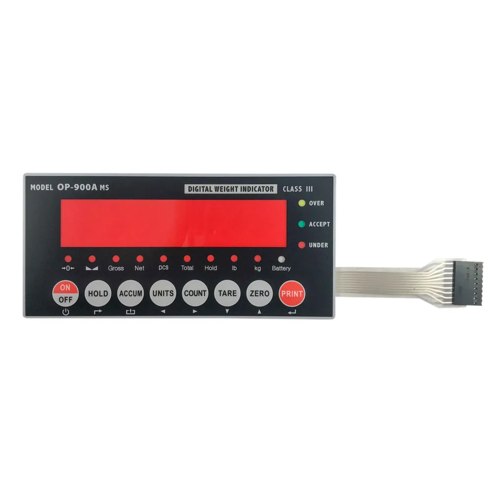 Optima Scale OP-407, Carátulas de repuesto para indicador