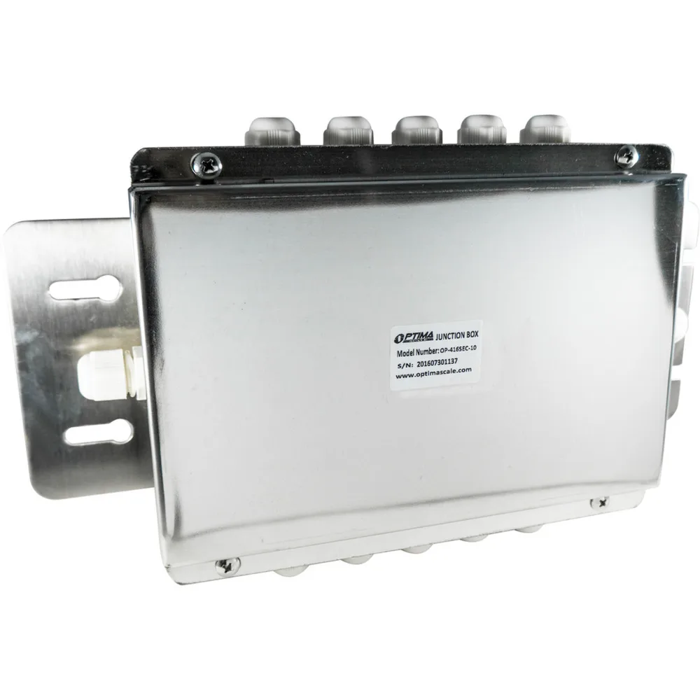 Optima Scale OP-416-10, Caja de suma de 10 puertos, en inoxidable