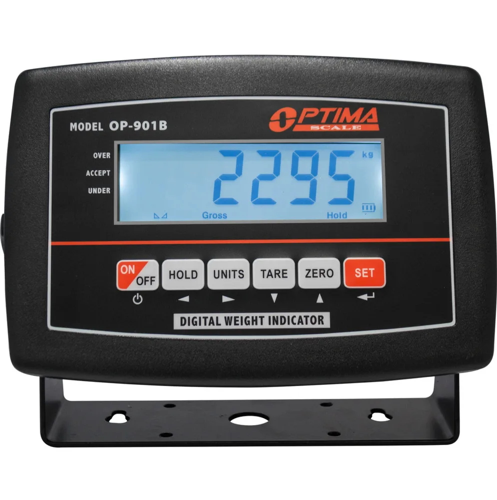 Optima Scale OP-901, Indicador básico con batería