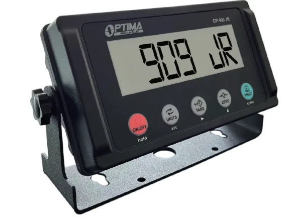 Optima Scale OP-909 JR, Indicador compacto con pilas AA