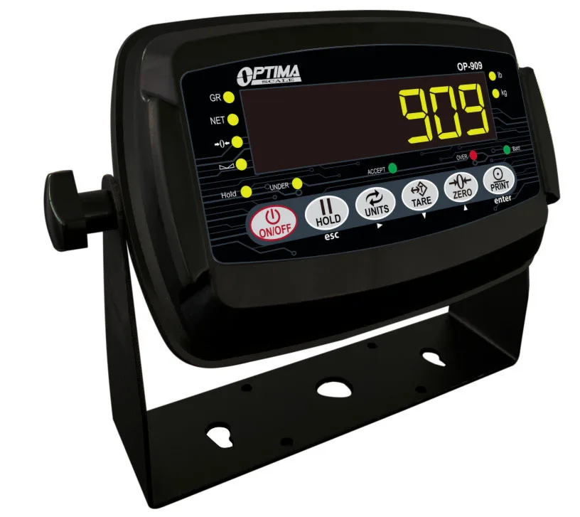 Optima Scale OP-909, Indicador de reemplazo para báscula sin NTEP