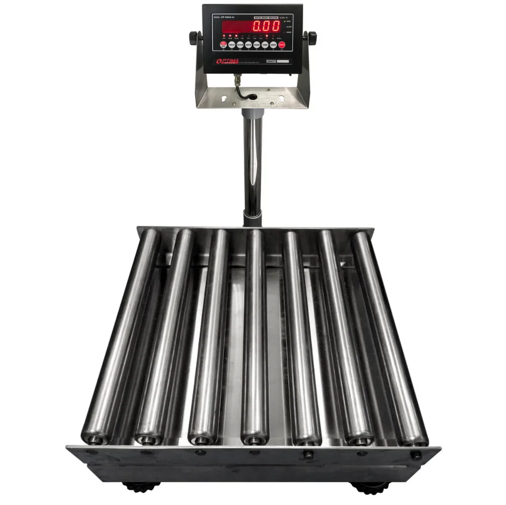 Optima Scale OP-915 Roller Top, Balanza de banco con rodillos