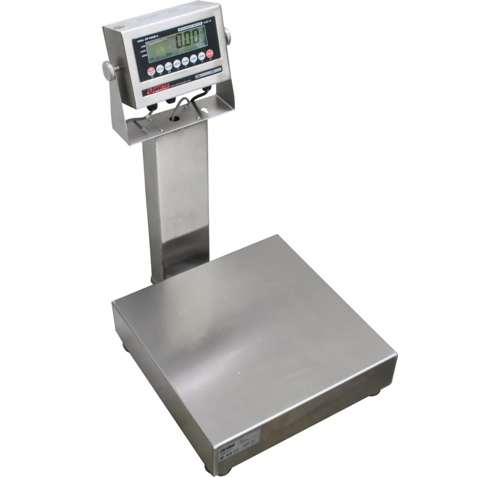 Optima Scale OP-915SS, Balanza de banco lavable, en inoxidable