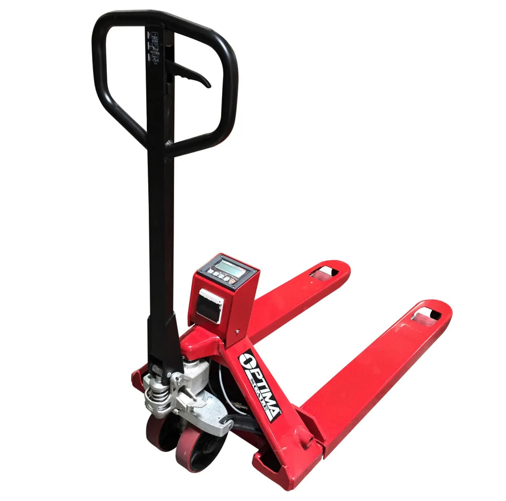 Optima Scale OP-918P, Transpaleta con báscula e impresora