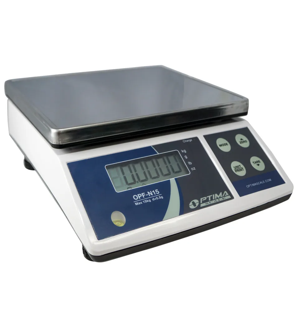 Optima Scale OPF-N, Balanza de precisión de plato inoxidable