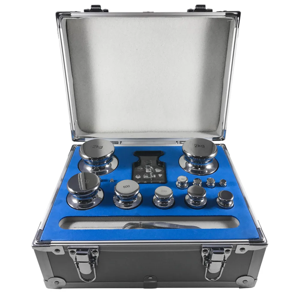 Optima Scale Kits, Juegos de pesas patrón en estuche