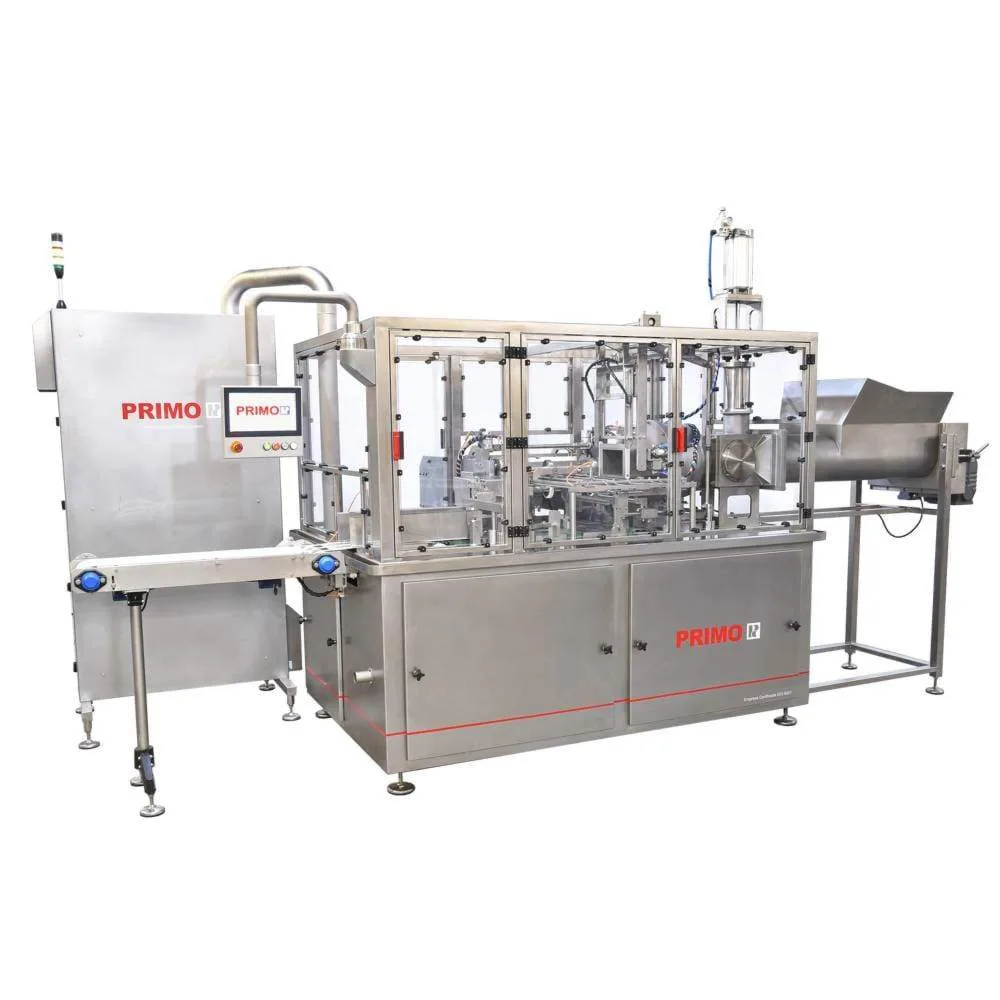 Grupo Primo PM 1500, Envolvedora de bloques de 2,5 kg