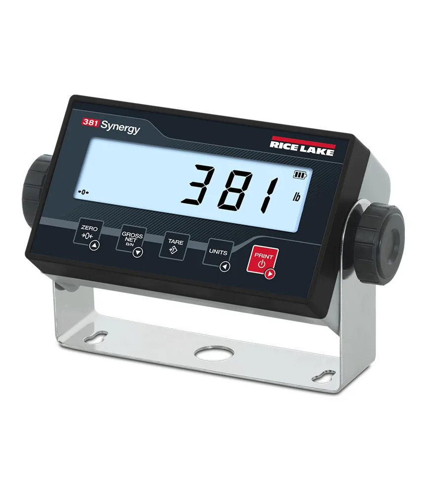 Rice Lake 381, Indicador de peso digital de perfil compacto