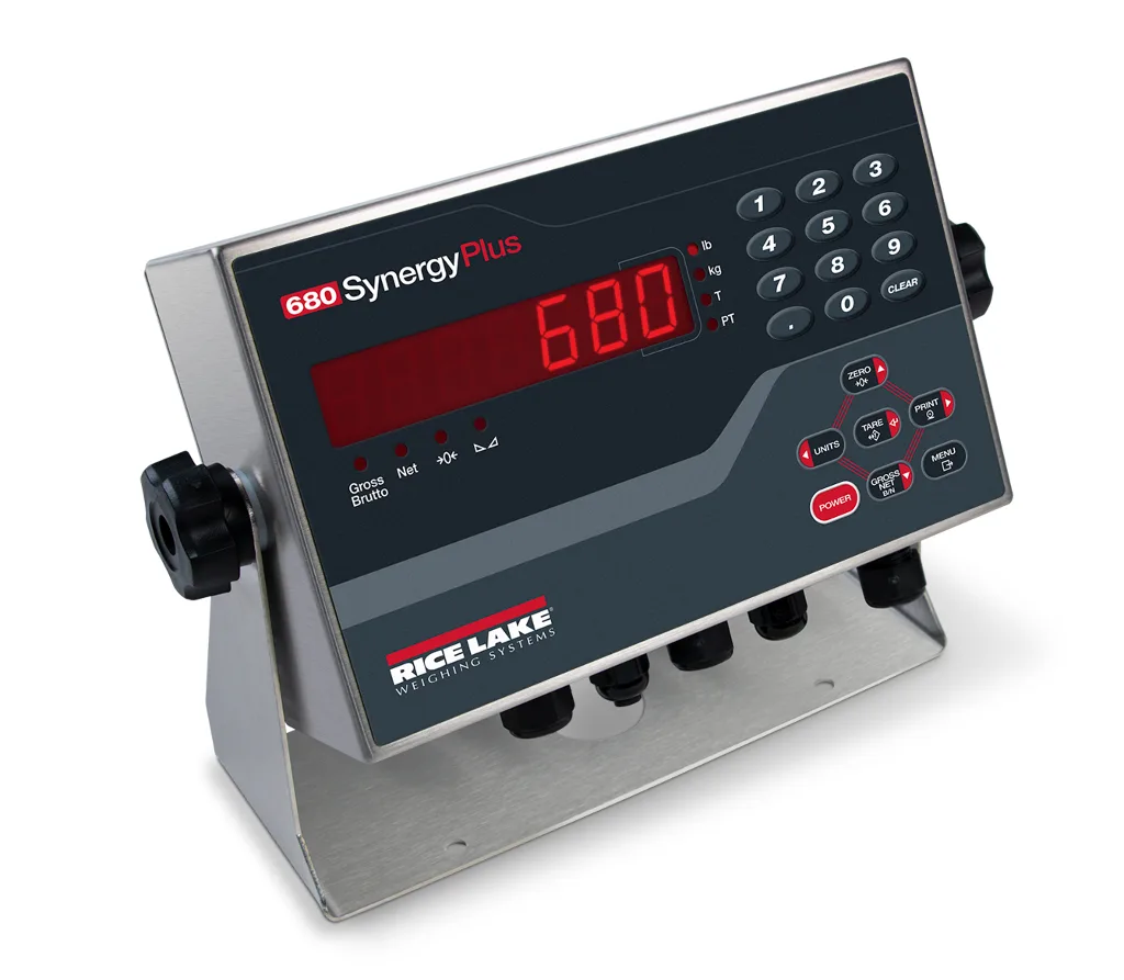 Rice Lake 680 Synergy, Indicador de peso digital