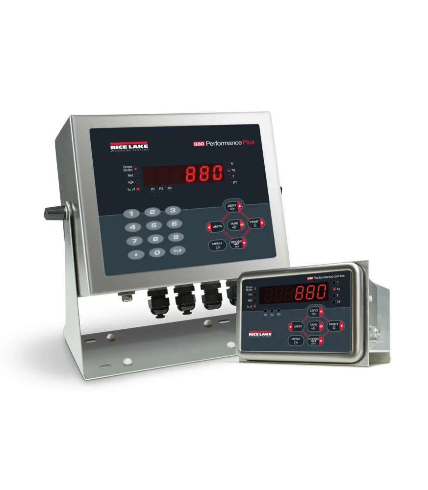 Rice Lake 880 Plus, Indicador y controlador programable