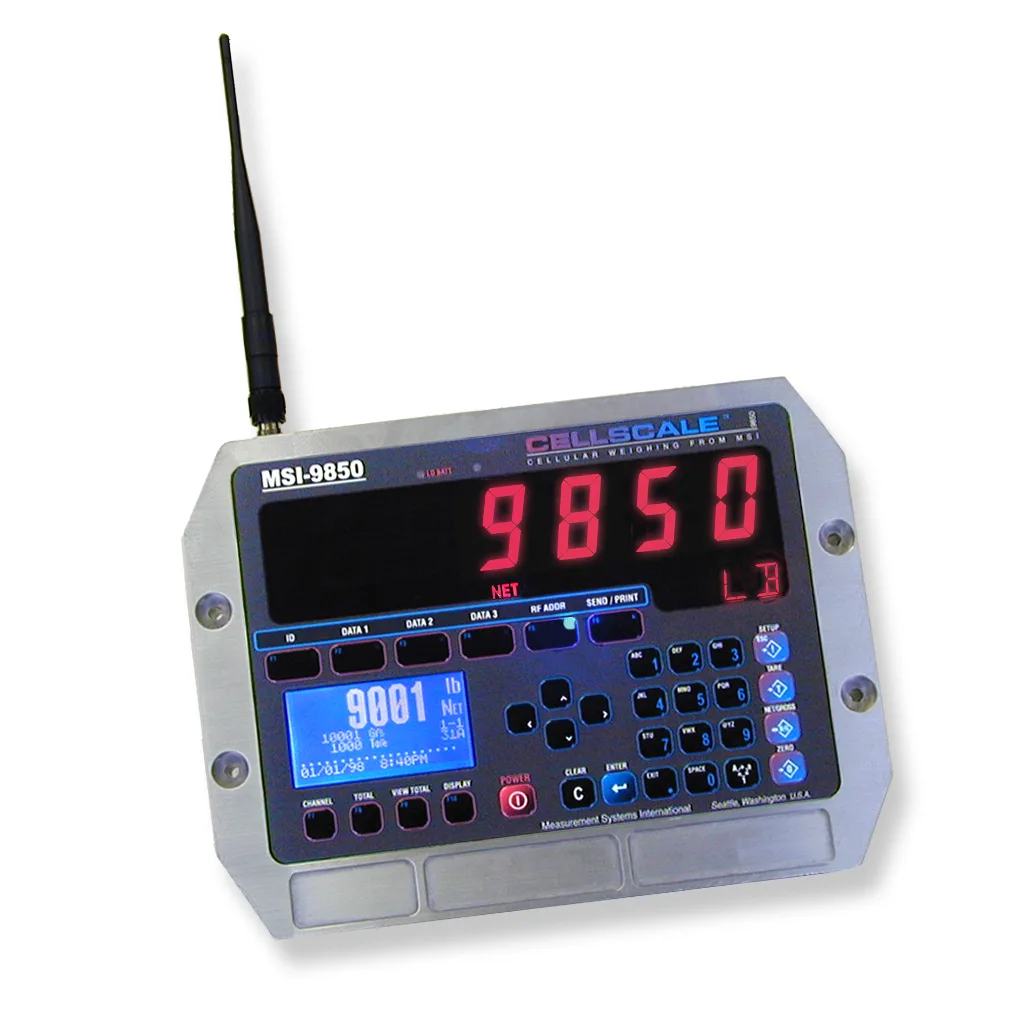 Rice Lake MSI-9850, Indicador inalámbrico CellScale