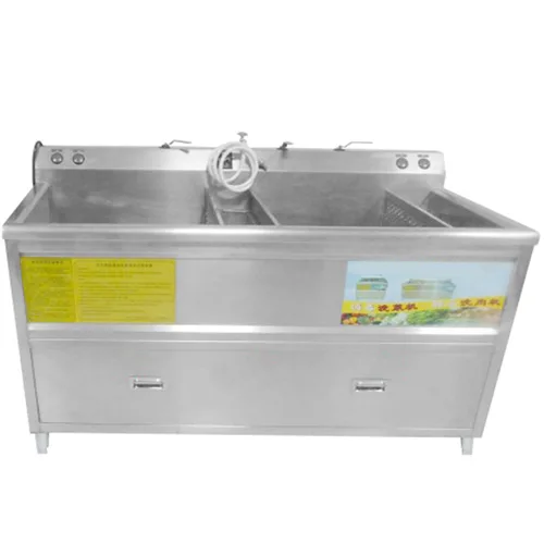 Shinelong F043, Lavadora de frutas y verduras de 207 L, dos tinas