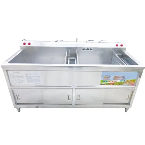 Shinelong F045, Lavadora de frutas y verduras de 249 L, dos tinas