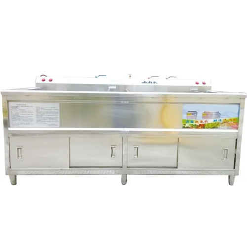 Shinelong F049, Lavadora de frutas y verduras de 420 L, dos tinas