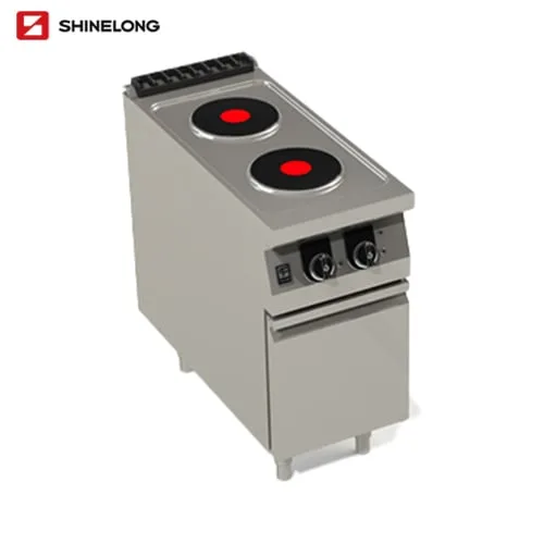 Shinelong FLER7540EC, Cocina eléctrica de 2 platos de 400 mm