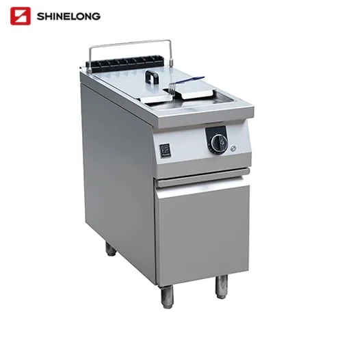 Shinelong FLFR7540EC, Freidora eléctrica de 1 cuba de 400 mm