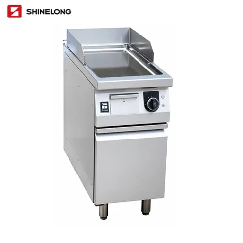 Shinelong FLGD7540EC, Plancha eléctrica lisa con gabinete de 400 mm