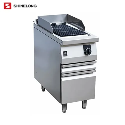 Shinelong FLLG7540EC, Parrilla eléctrica de piedra de lava de 400 mm