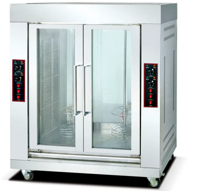 Shinelong K1762, Horno rotativo eléctrico para pollo de 14 kW