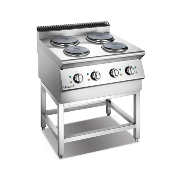 Shinelong Serie X cocina 4 platos con base, Cocina eléctrica de 4 platos sobre base