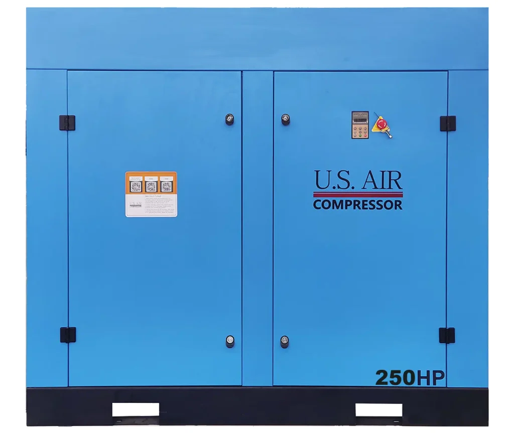 US Air Compressor Serie USHE, Compresor de tornillo de dos etapas
